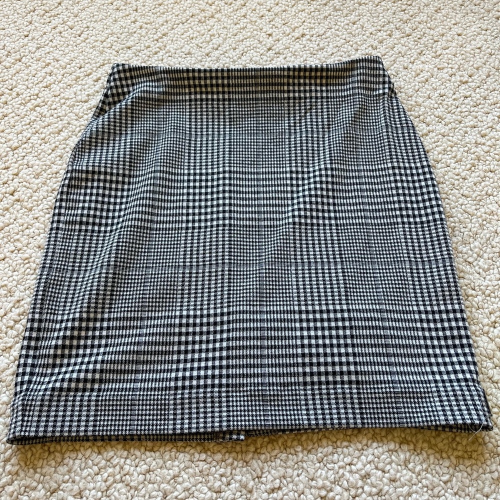 Checkered skirt